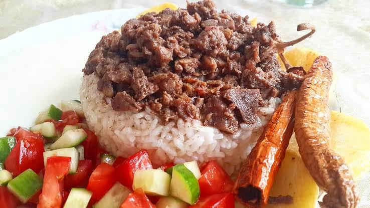 Kavurmalı Pilav